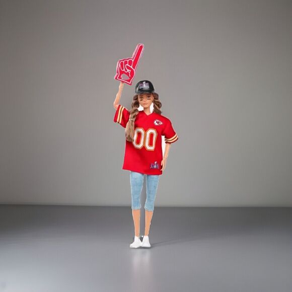🔥Barbie Signature NFL Super Bowl LVIII Champion Kansas City Chiefs Doll BNWT🔥